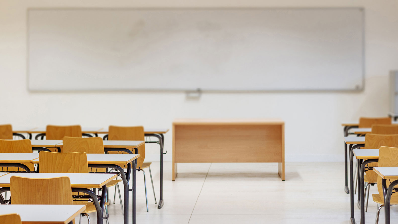 Bright, organized classroom in Seattle prepared for daily learning after professional cleaning