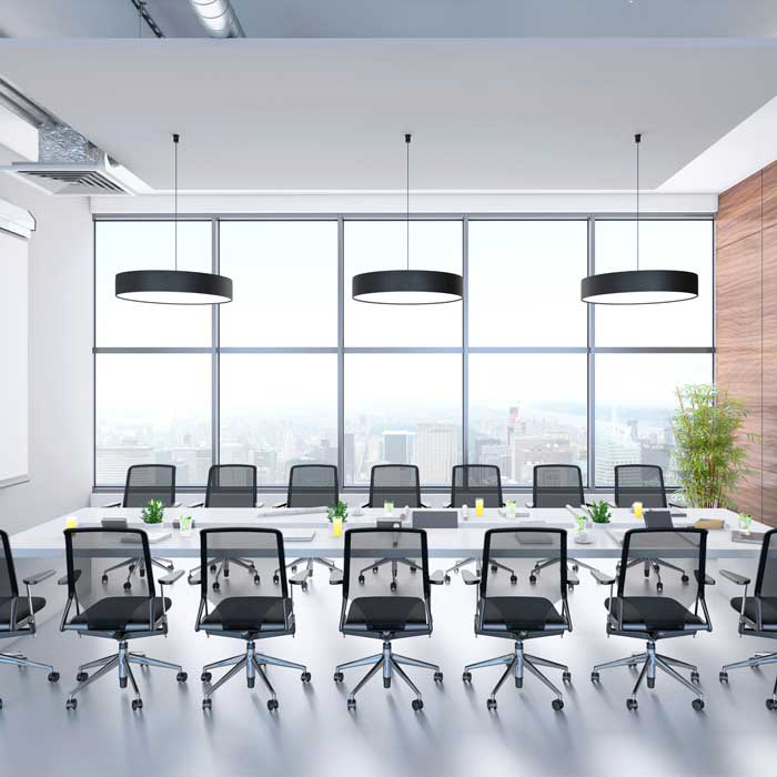 Cleaning for architecture firm conference and client presentation rooms in Seattle