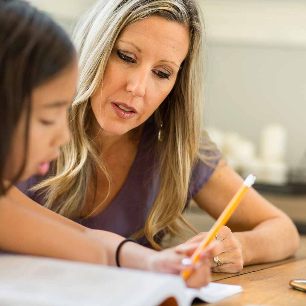 One-on-one tutoring session in a bright, organized classroom prepared for learning after professional cleaning in Seattle