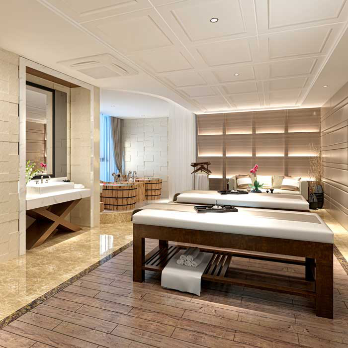 Modern med spa interior cleaned for professional aesthetic services