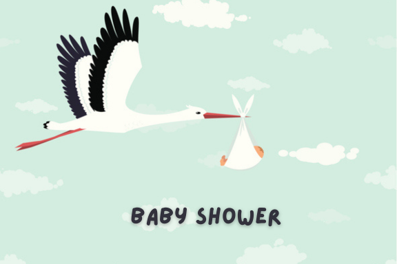 Baby shower cleaning gift card — perfect gift for expecting parents preparing their home for a new baby.